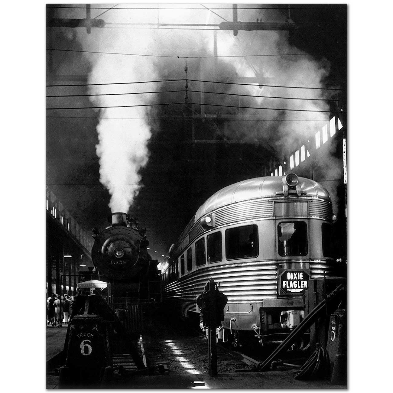 Andreas Feininger At the Train Station Art Print