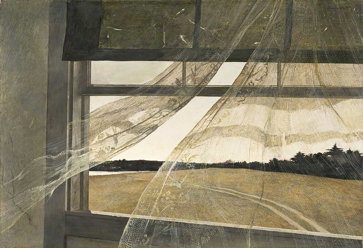 Wind from the Sea by Andrew Wyeth