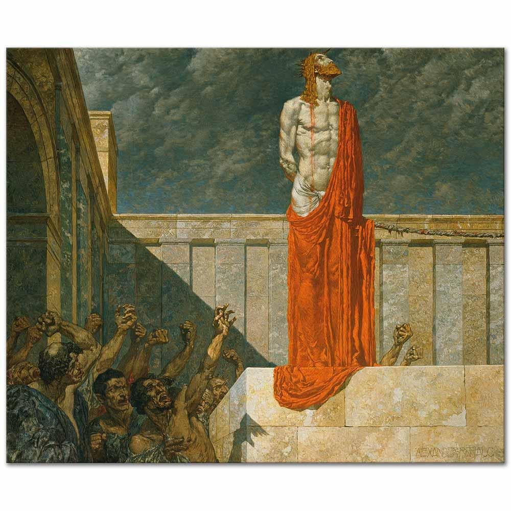 Ans Kreuz mit ihm! by Alexander Rothaug as Art Print