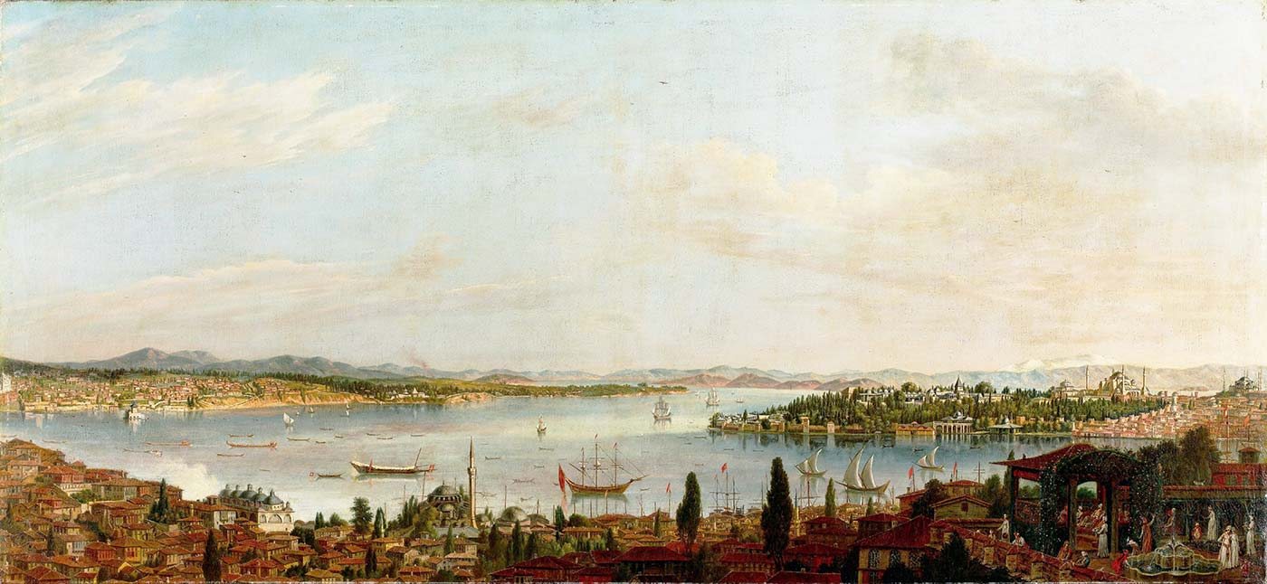 Landscape Constantinople by Antoine de Favray