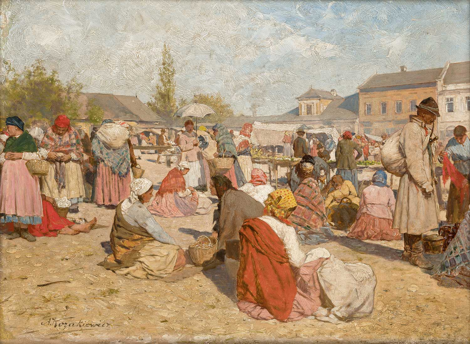 Antoni Kozakiewicz Fair At Wieliczka Art Print