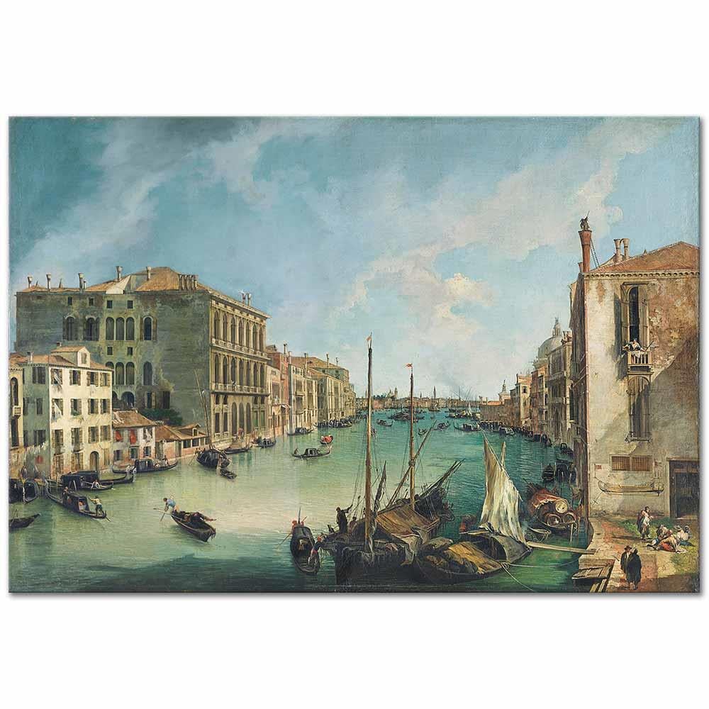 Antonio Canaletto Grand Kanal Kanvas Tablo