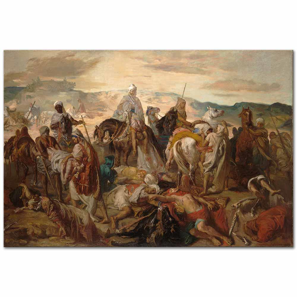 Arab Horsemen Carrying Away Their Dead by Theodore Chasseriau