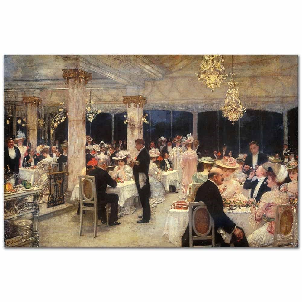 Henri Gervex Grand Prix'de Akşam Kanvas Tablo