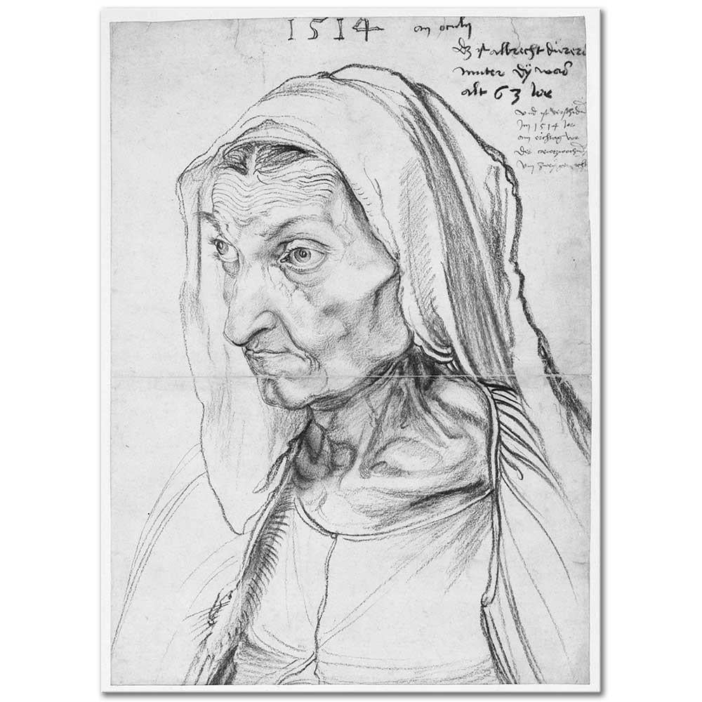 Artist's Mother by Albrecht Dürer