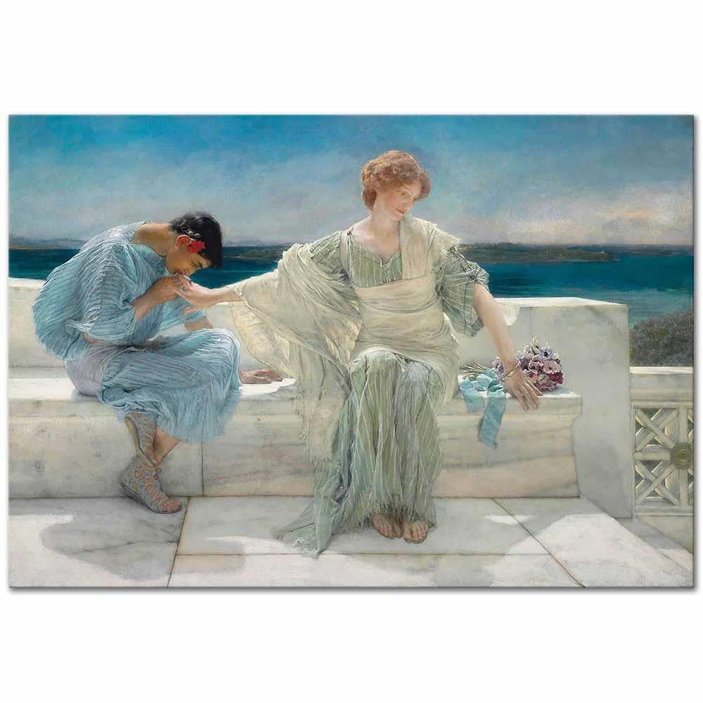 Ask Me No More by Sir Lawrence Alma Tadema as Art Print