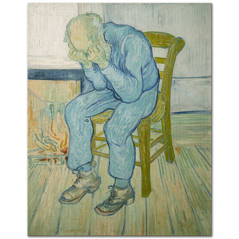 Vincent van Gogh Ebediyetin Eşiğinde Kanvas Tablo