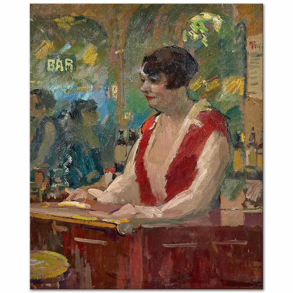 Au Bar by Elie Anatole Pavil