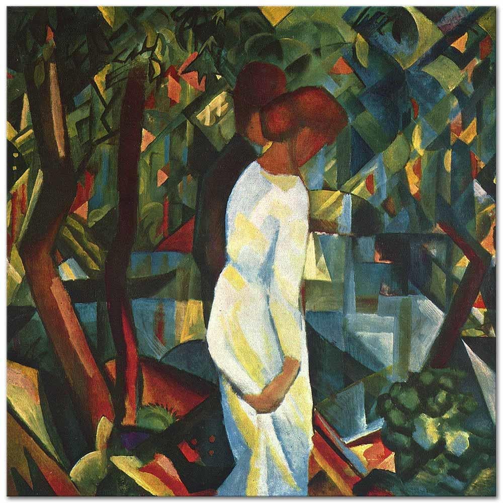 Pair in the Forest by August Macke