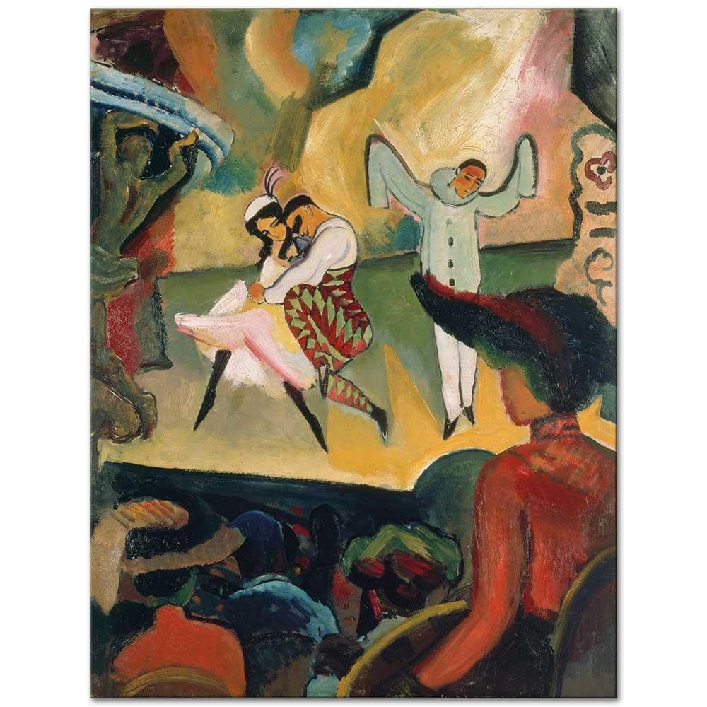 August Macke Rus Balesi Kanvas Tablo