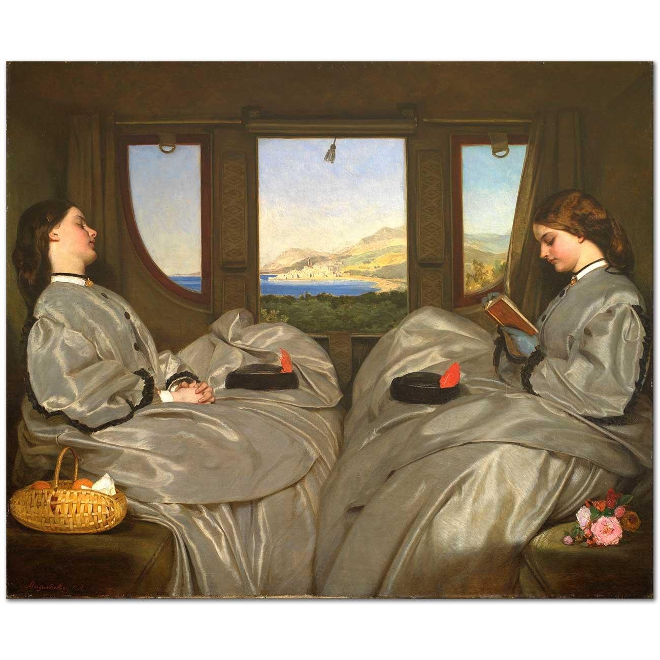 The Travelling Companions by Augustus Leopold Egg