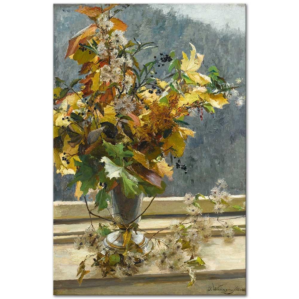Autumn Leaves by Olga Wisinger-Florian