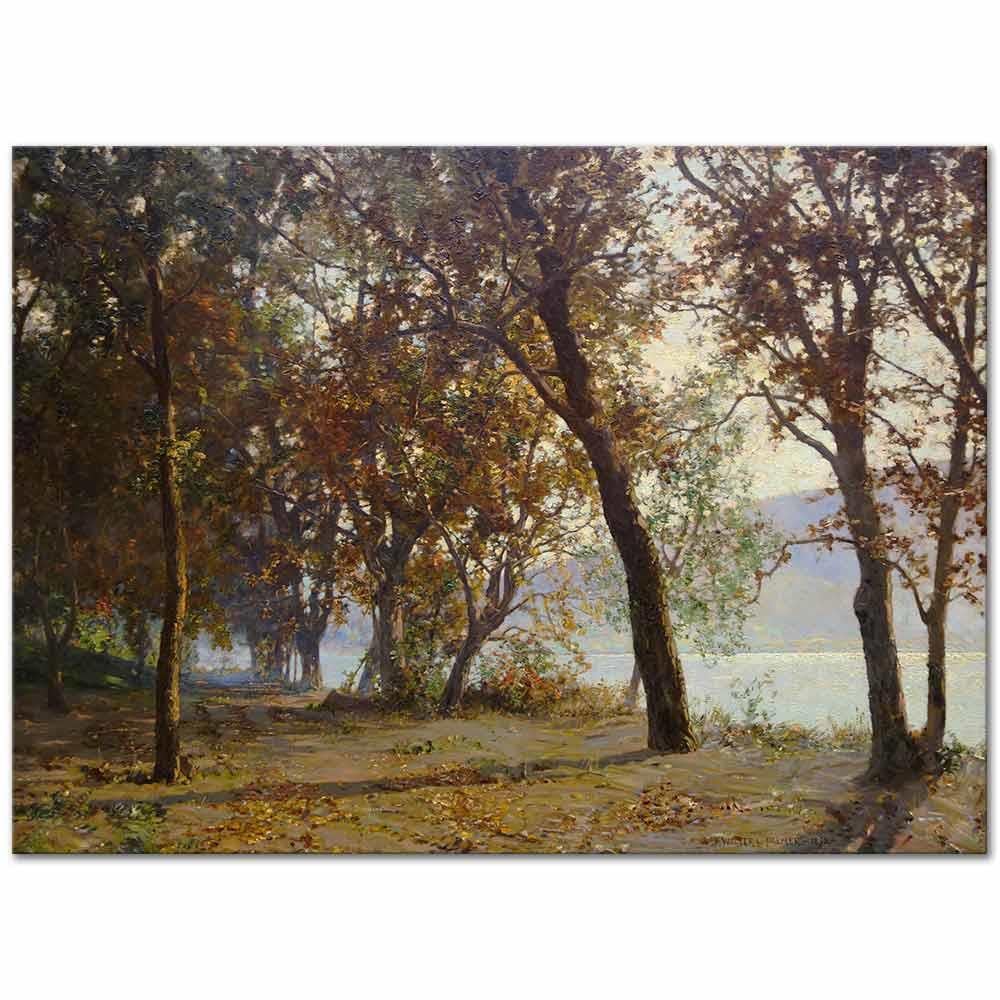 Autumn Morning Mist Clearing Away by Walter Launt Palmer as Art Print