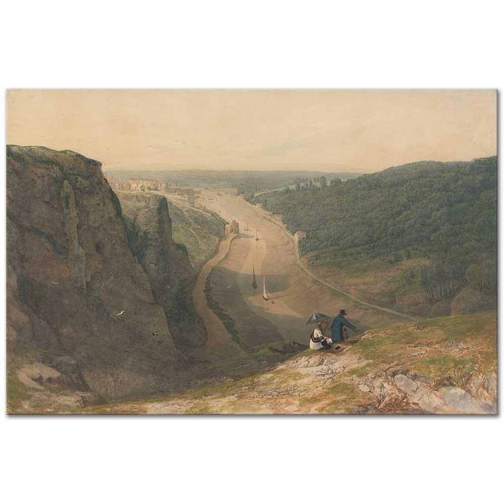 Francis Danby Severn Nehrine Bakış Kanvas Tablo