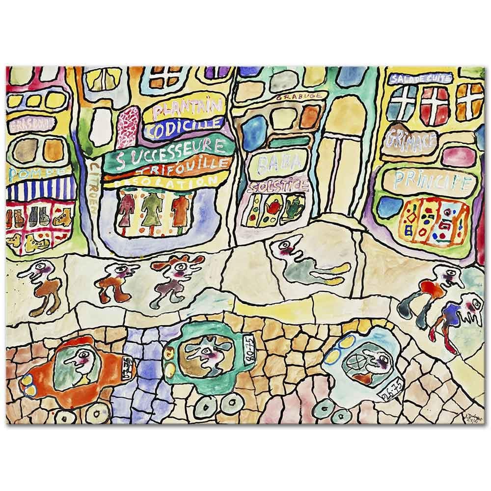 Baba Solstice by Jean Dubuffet as Art Print