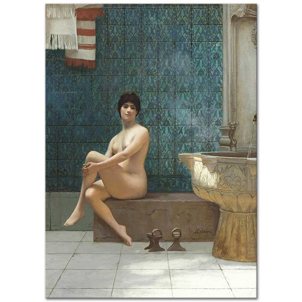 Baigneuse by Jean Leon Gerome as Fine Art Print