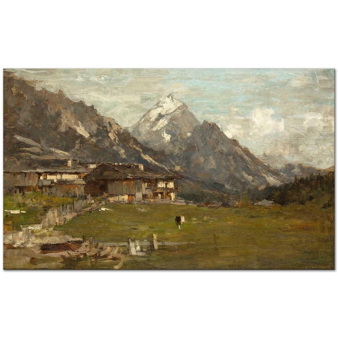 Alpine Landscape by Bartolomeo Bezzi