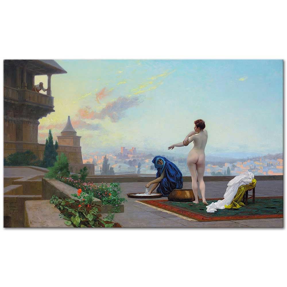 Jean Leon Gerome Badı Saba Kanvas Tablo