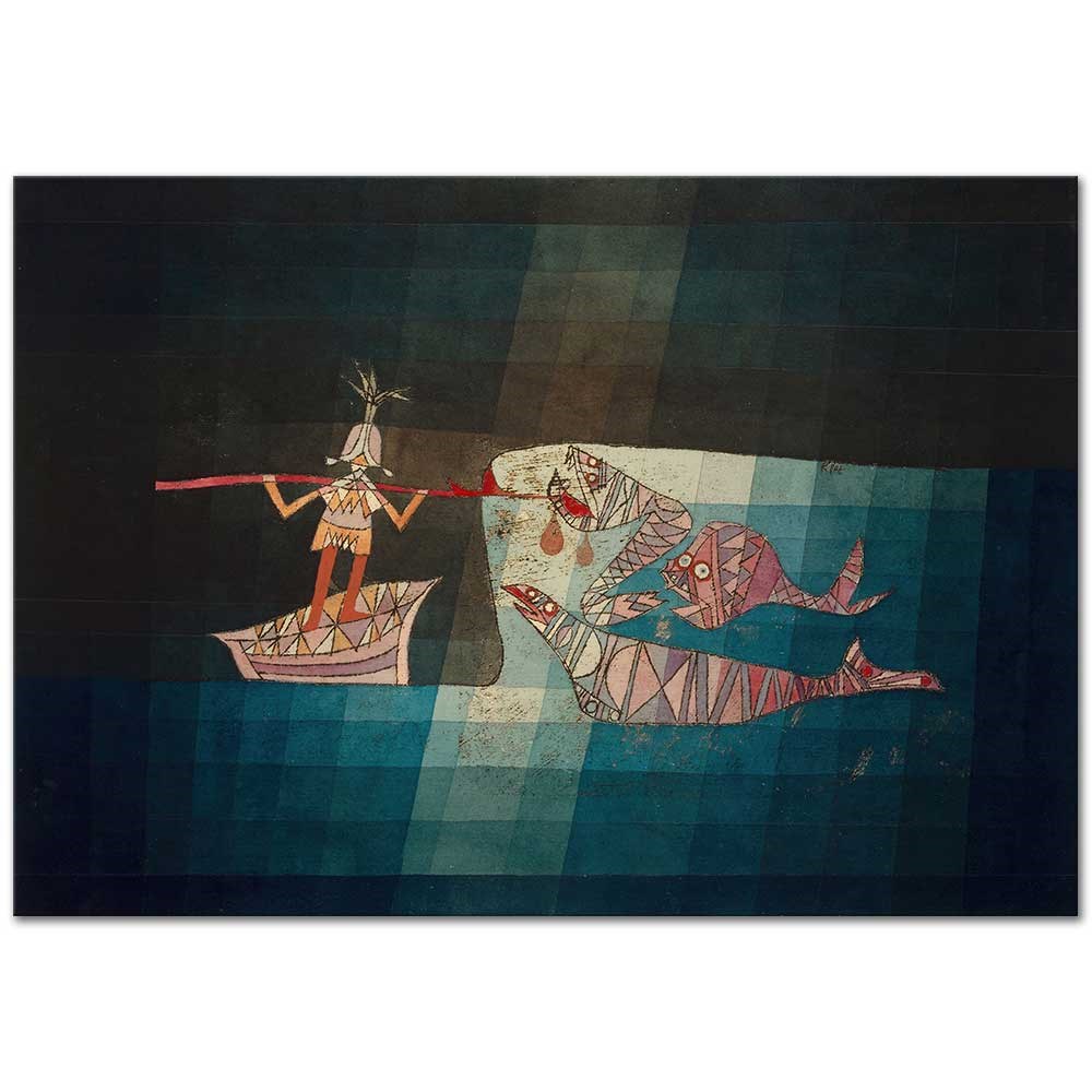 Paul Klee Operadan Dövüş Sahnesi Kanvas Tablo