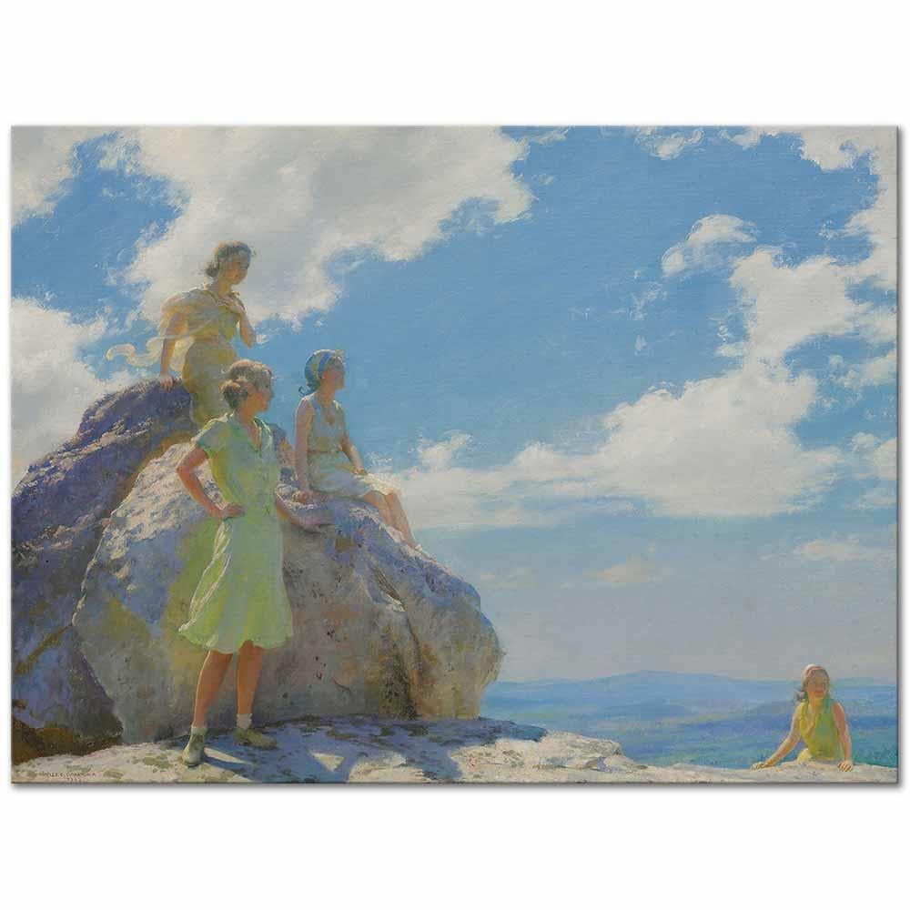 Bear Rocks by Charles Courtney Curran as Art Print