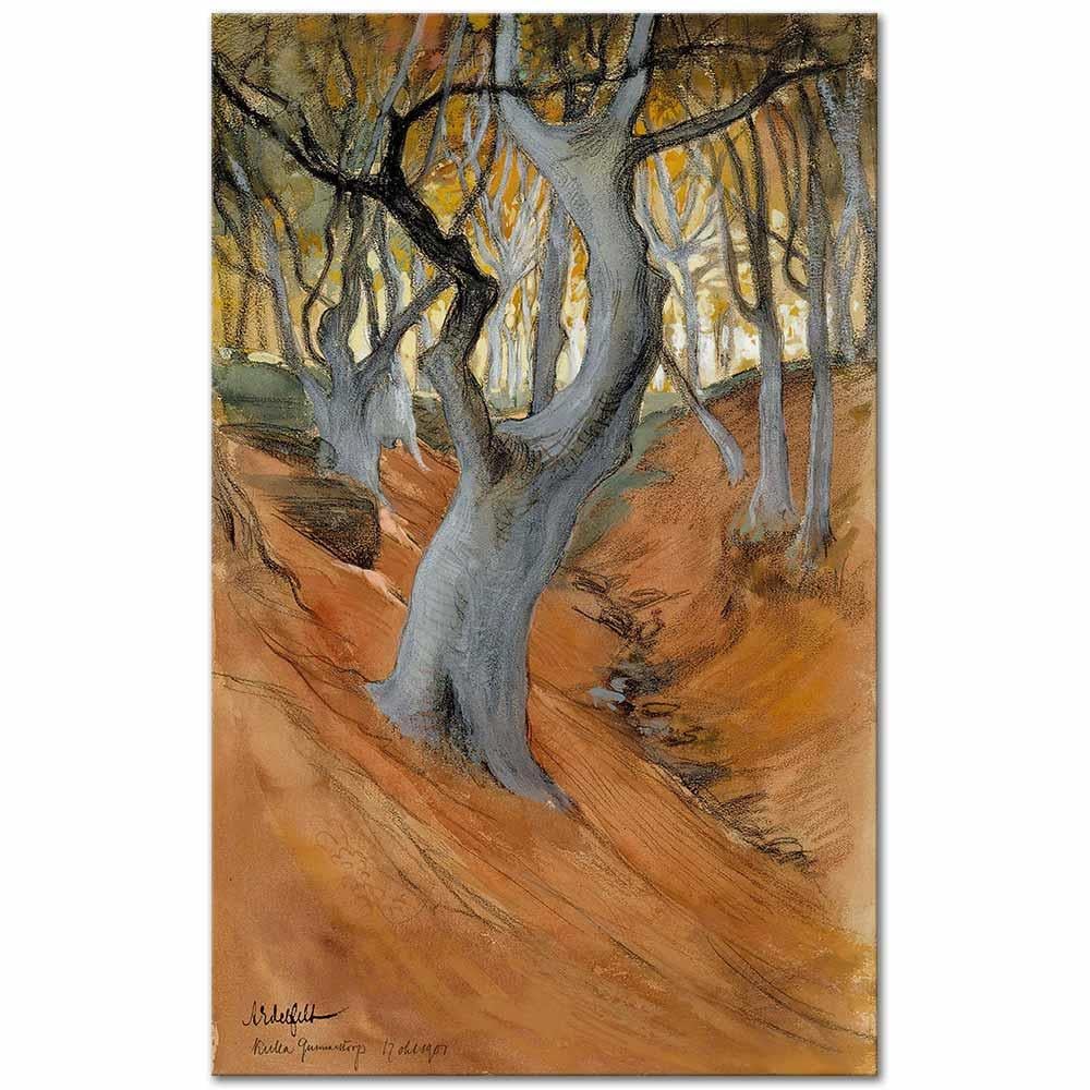 Beech Forest by Albert Edelfelt