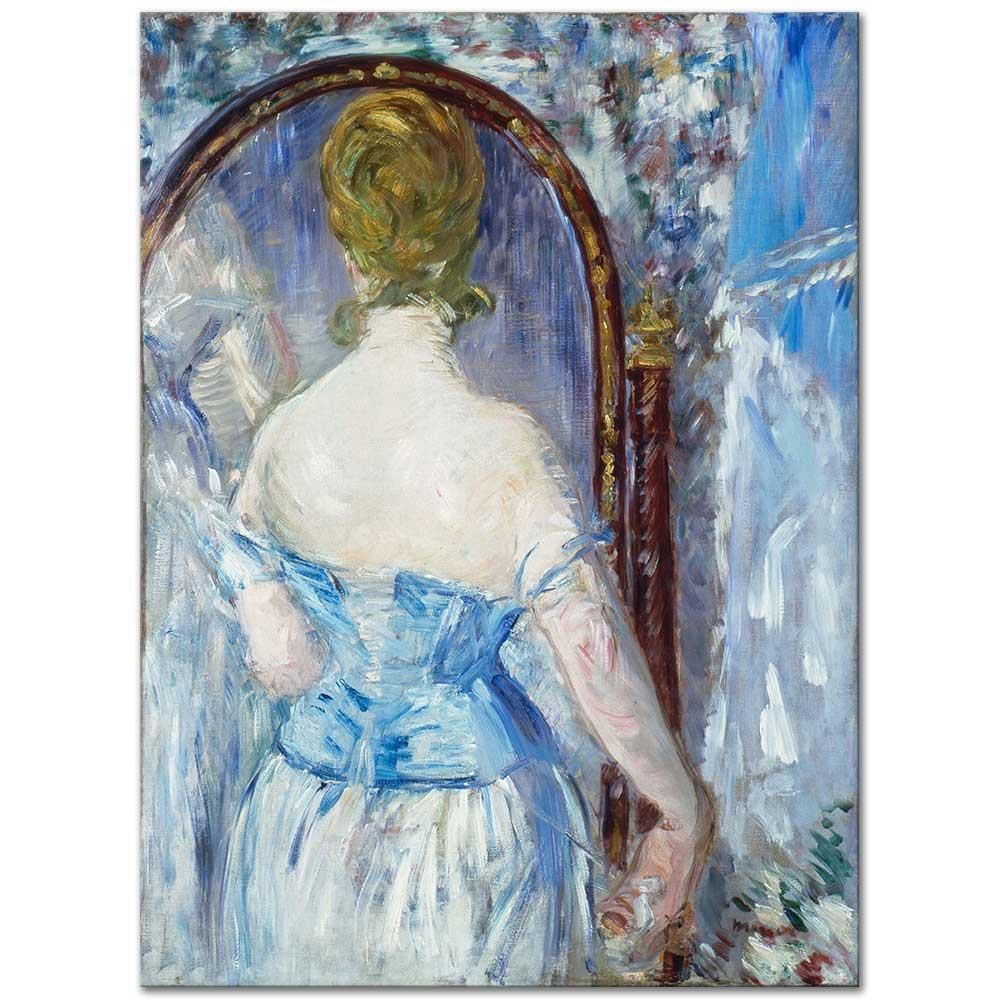 Before The Mirror by Edouard Manet as Art Print