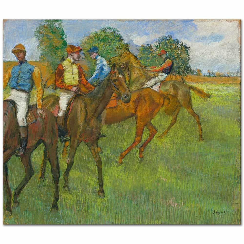 Edgar Degas Yarış Öncesi Kanvas Tablo