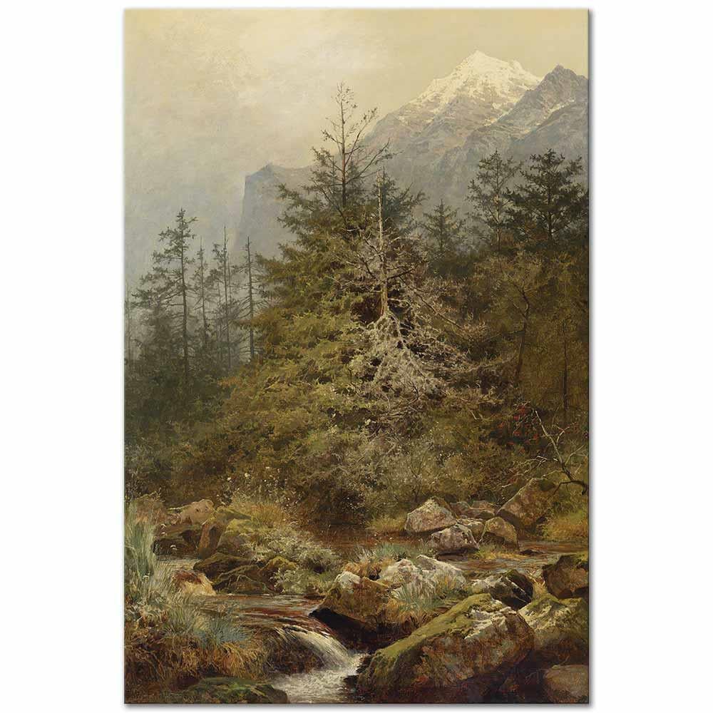The Valley Of Sweet Waters by Benjamin Williams Leader