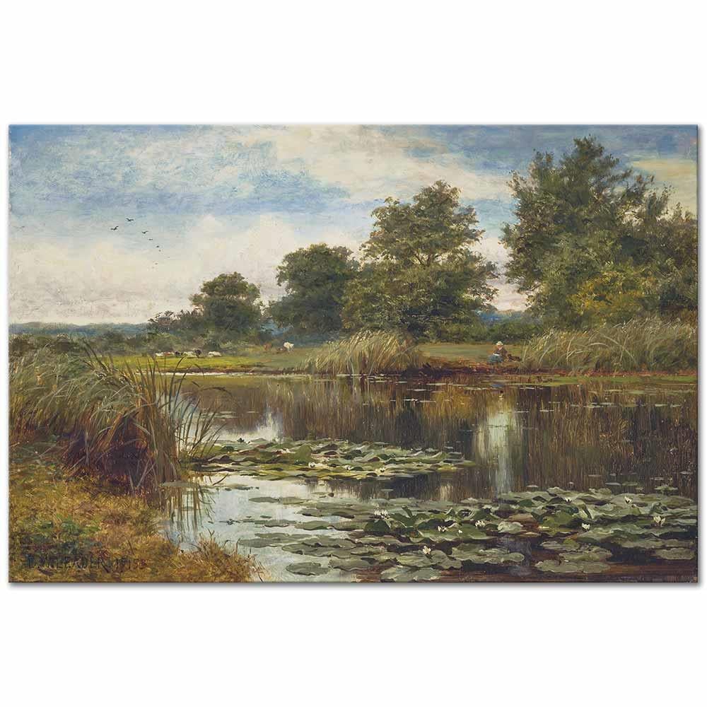 Benjamin Williams Leader Nilüferler Kanvas Tablo