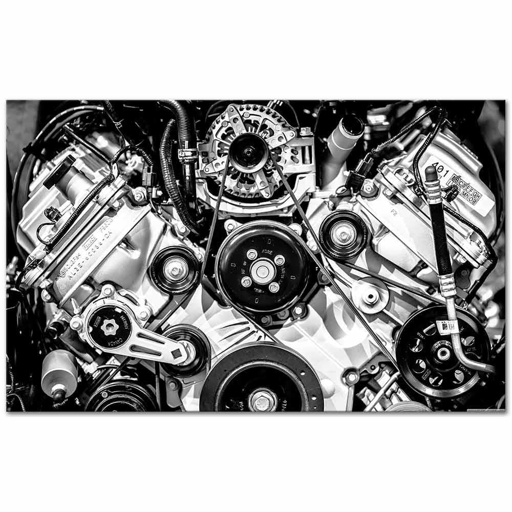 Motor Gücü Kanvas Tablo
