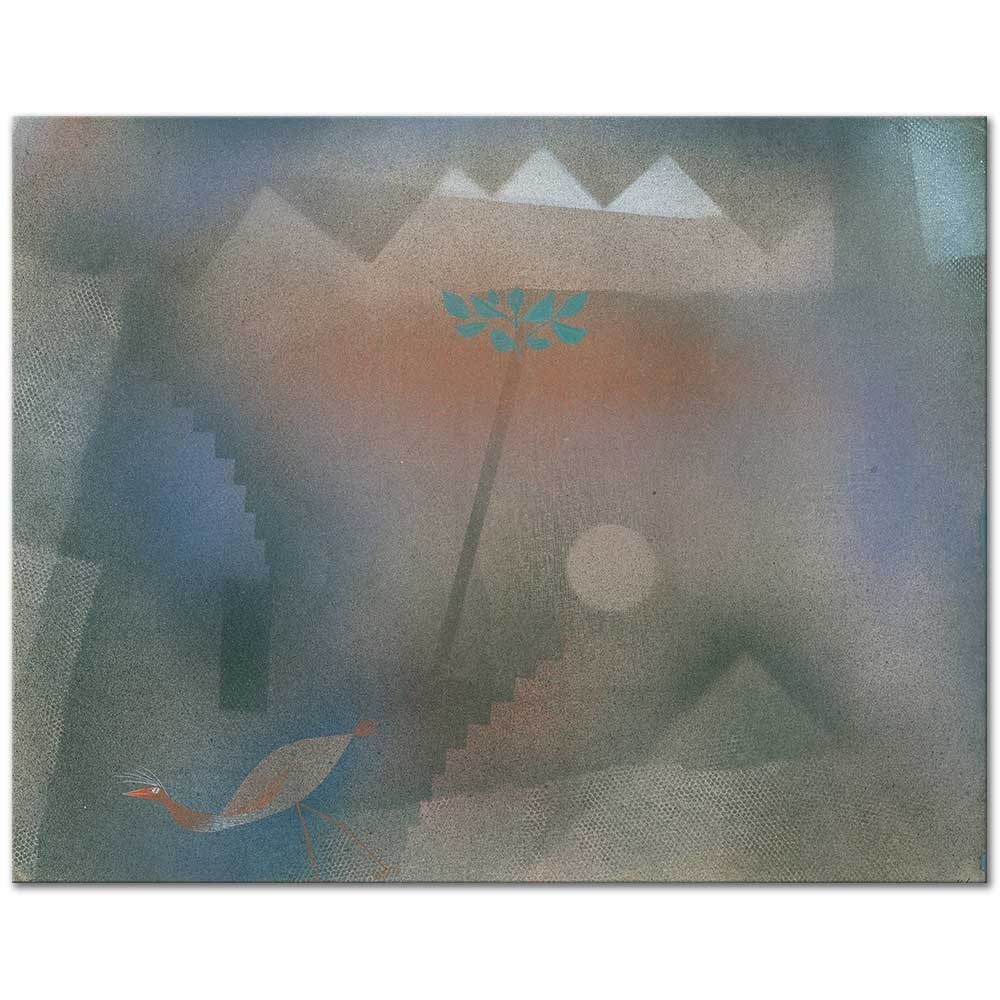 Bird Wandering Off by Paul Klee as Fine Art Print