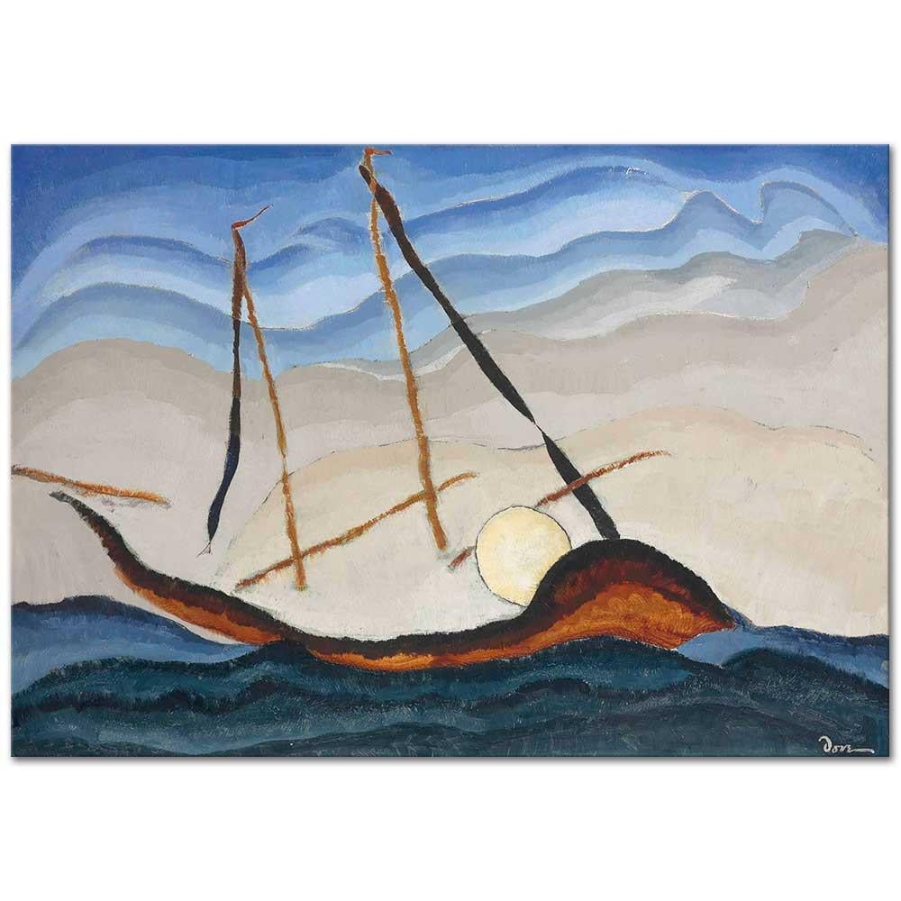 Arthur Dove Tekne Girişi Geçerken Kanvas Tablo