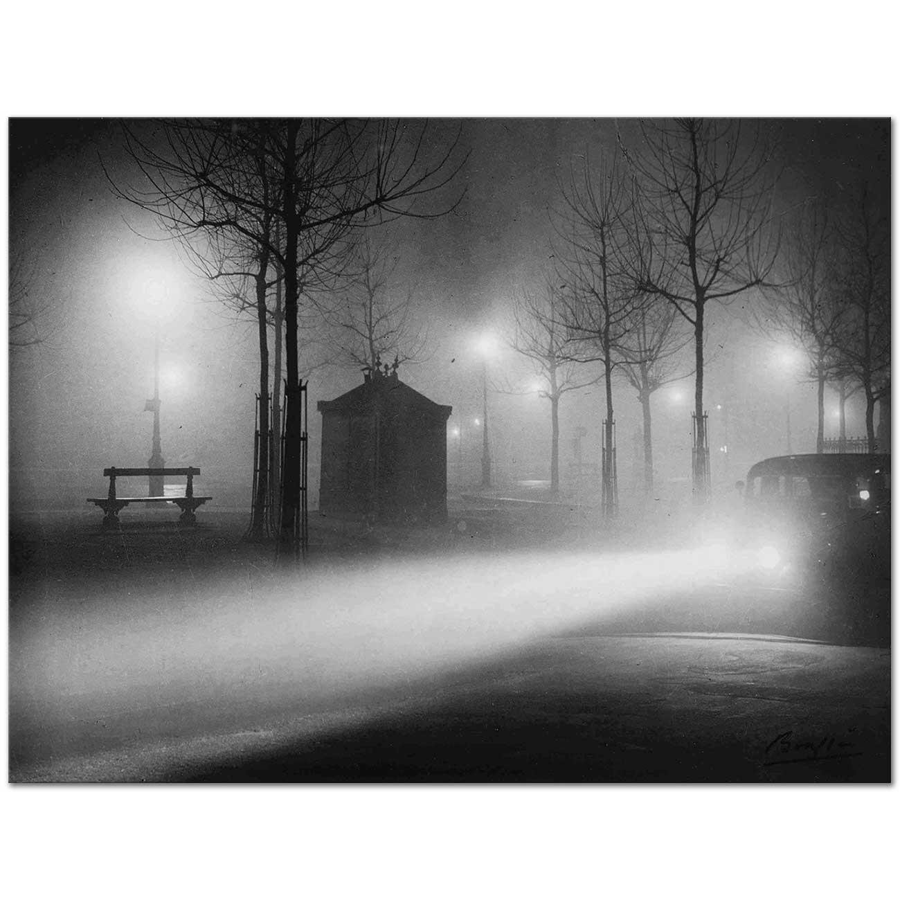 Observatory Avenue in the Fog by Brassai