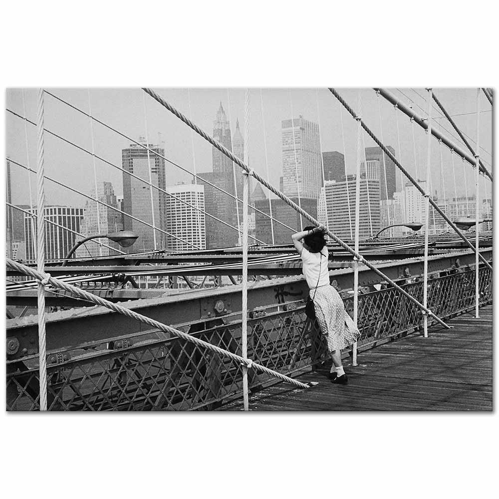 Edouard Boubat Brooklyn New York Kanvas Tablo
