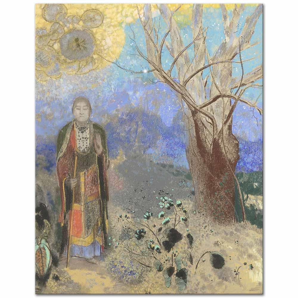 Odilon Redon Buda Kanvas Tablo