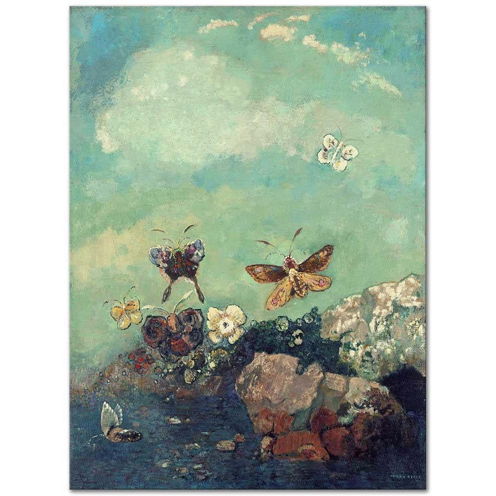 Butterflies by Odilon Redon