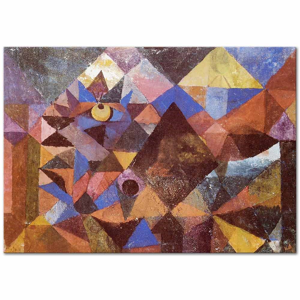 Paul Klee Cacodemonic Kanvas Tablo