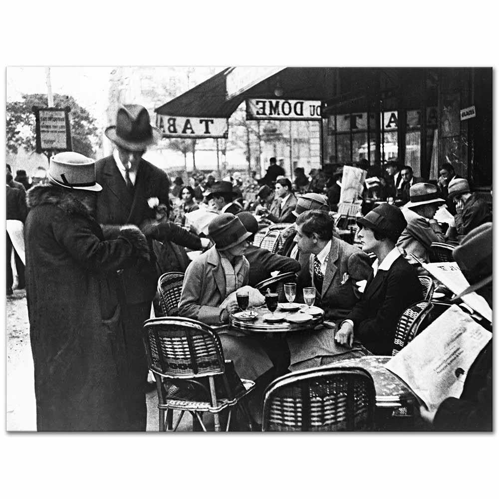 Cafe in Paris as Art Print