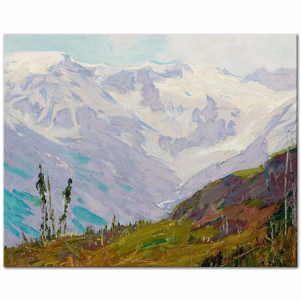 Edward Henry Potthast Kanada Dağları Kanvas Tablo