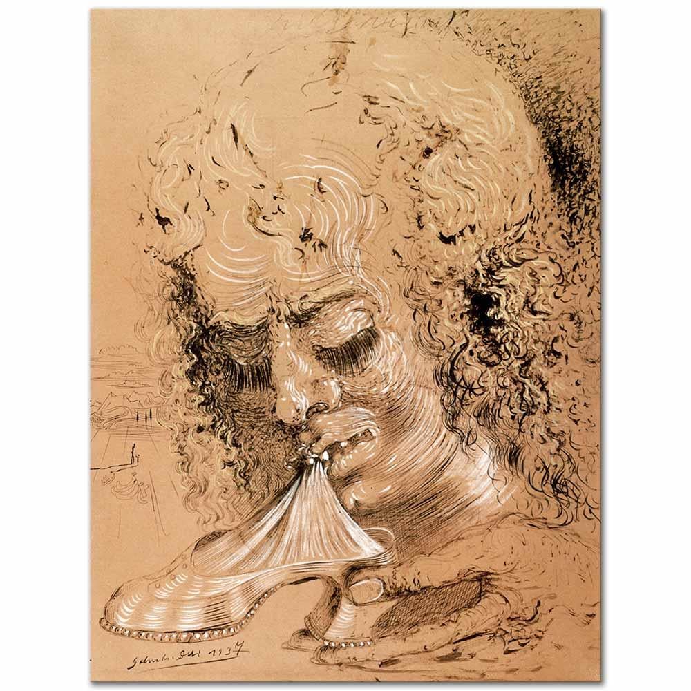 Salvador Dali Objelerin Yamyamlığı Kanvas Tablo