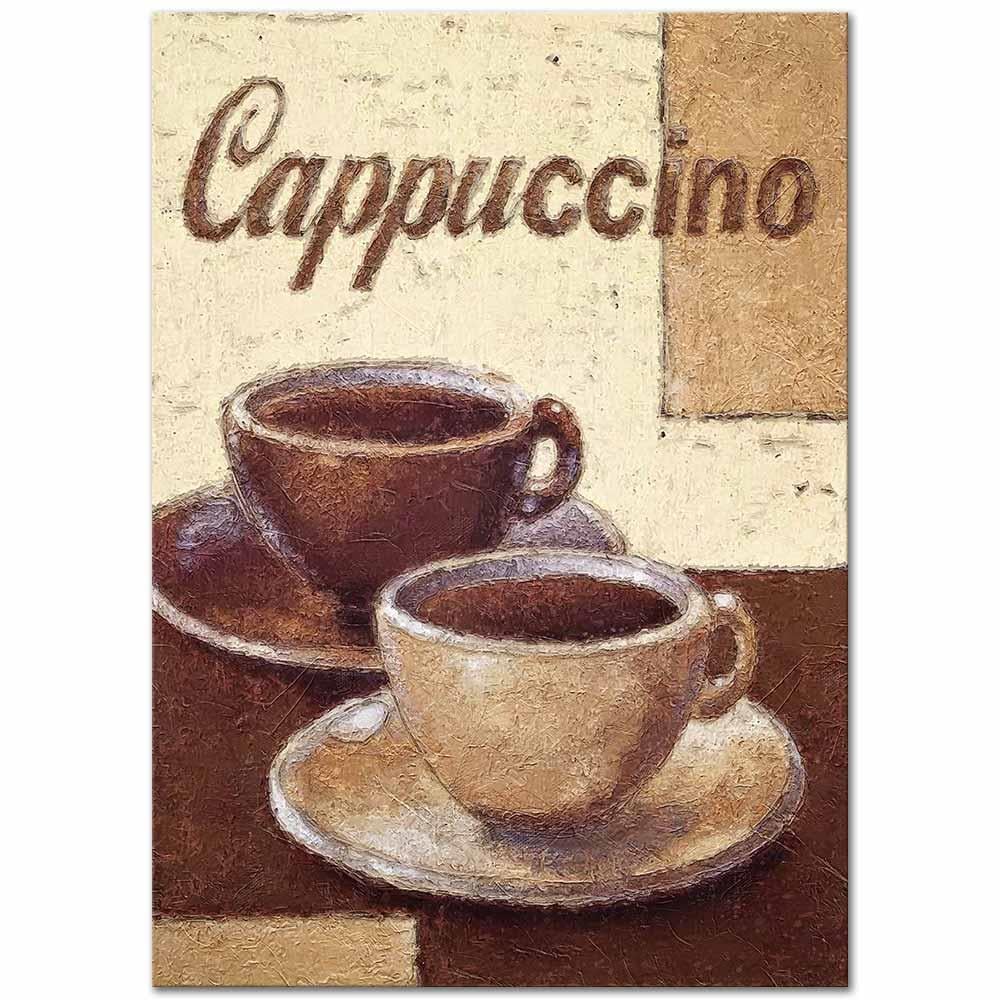 Cappuccino Sefası Kanvas Tablo