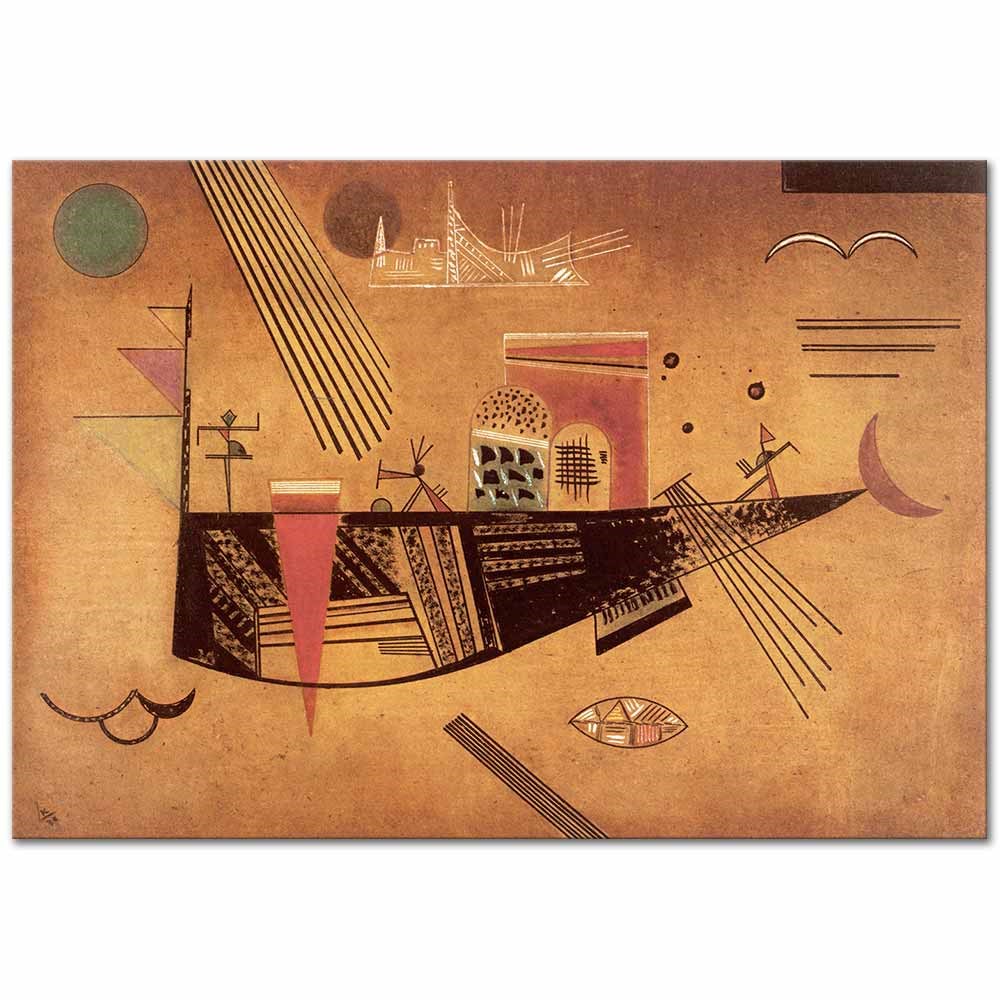 Capricious by Wassily Kandinsky as Fine Art Print