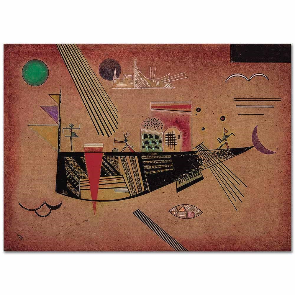 Wassily Kandinsky Kaprisli Kanvas Tablo