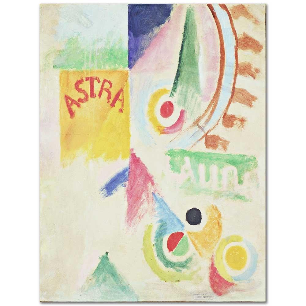 Robert Delaunay Cardiff Futbol Takımı Kanvas Tablo