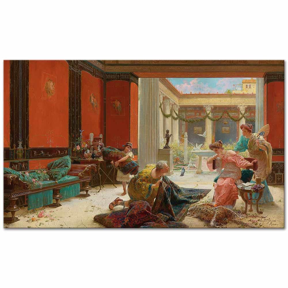 Carpet Seller by Ettore Forti as Fine Art Print