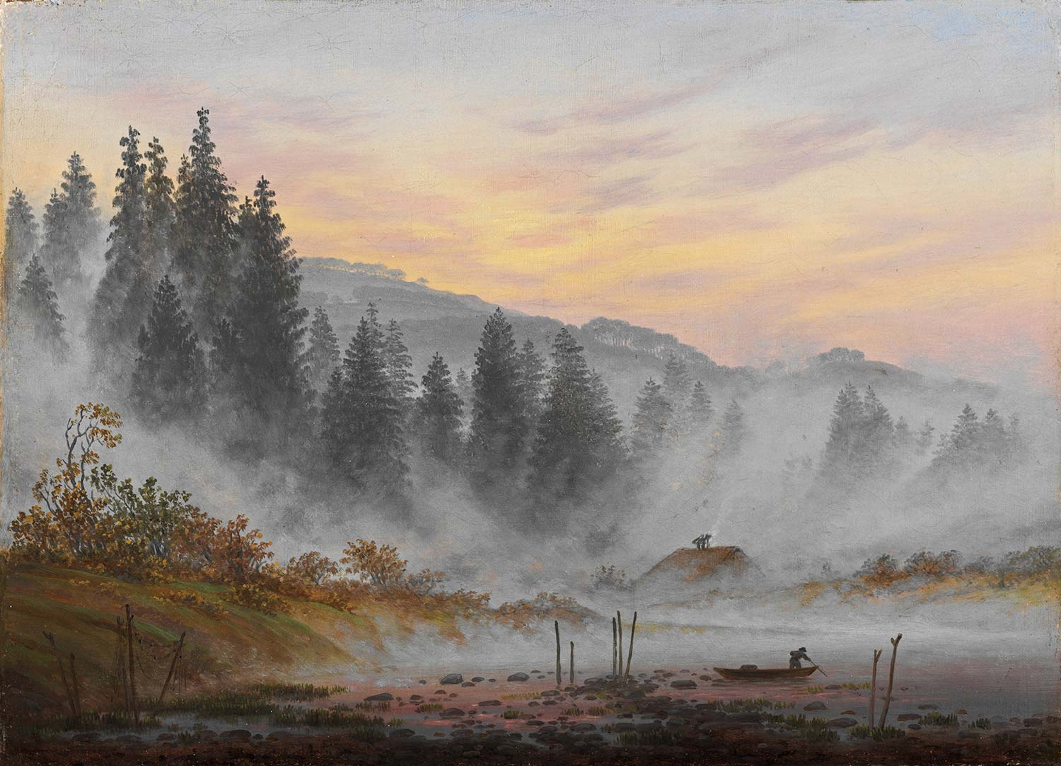 The Times Of The Day Sunrise by Caspar David Friedrich