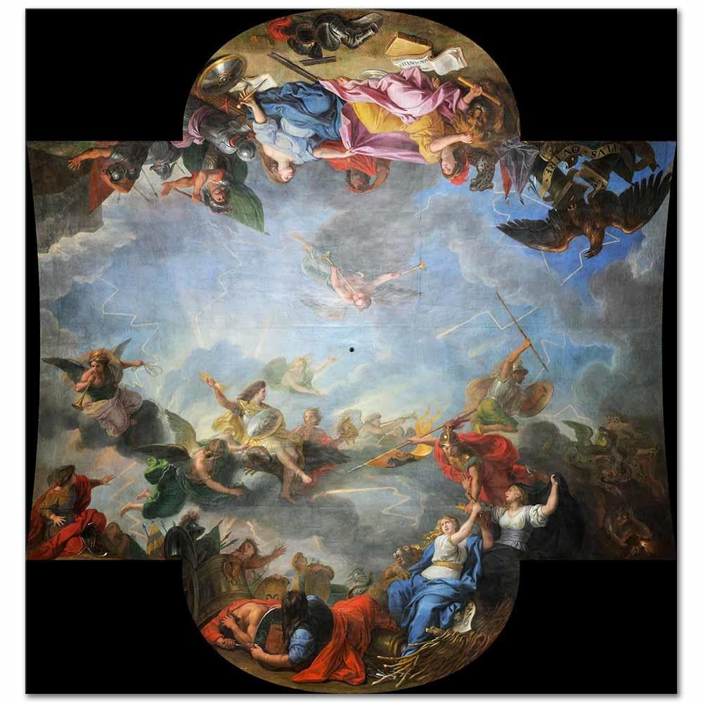 Capture Of The City And Citadel Of Gand by Charles Le Brun