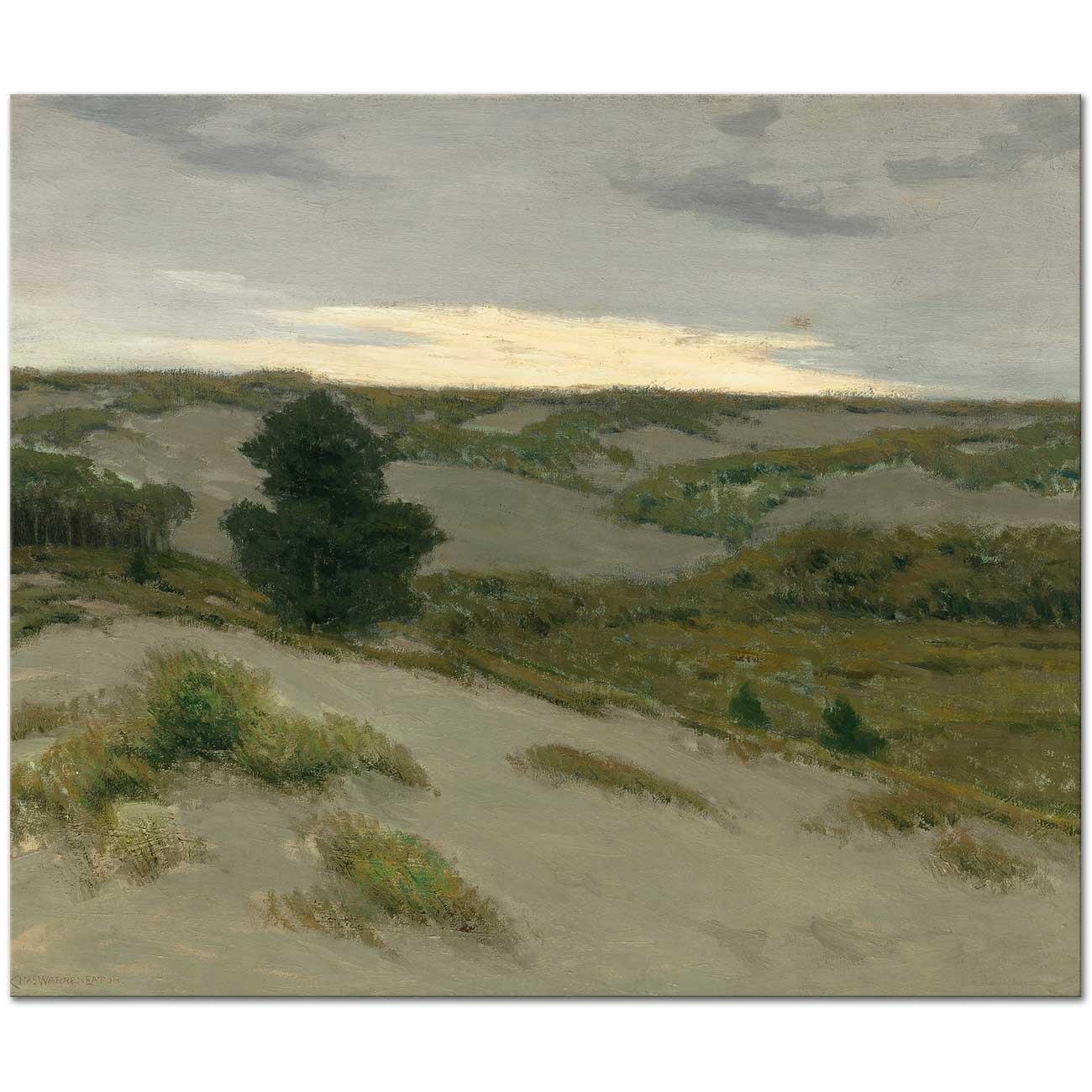 Charles Warren Eaton The Gray Dunes Belgium Art Print