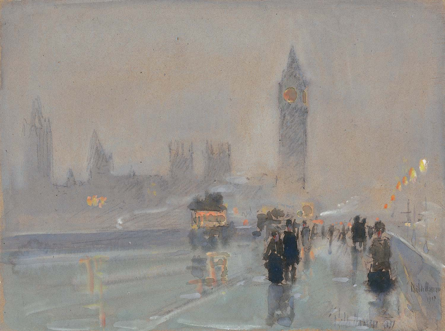 Childe Hassam Big Ben Art Print