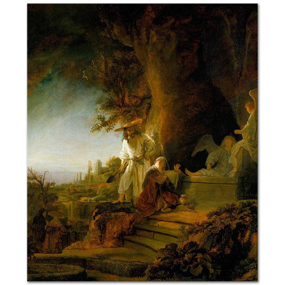 Christ and St Mary Magdalen by Rembrandt van Rijn